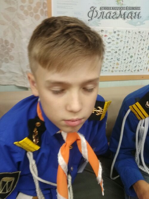 Занятиях в детском клубе «Флагман»